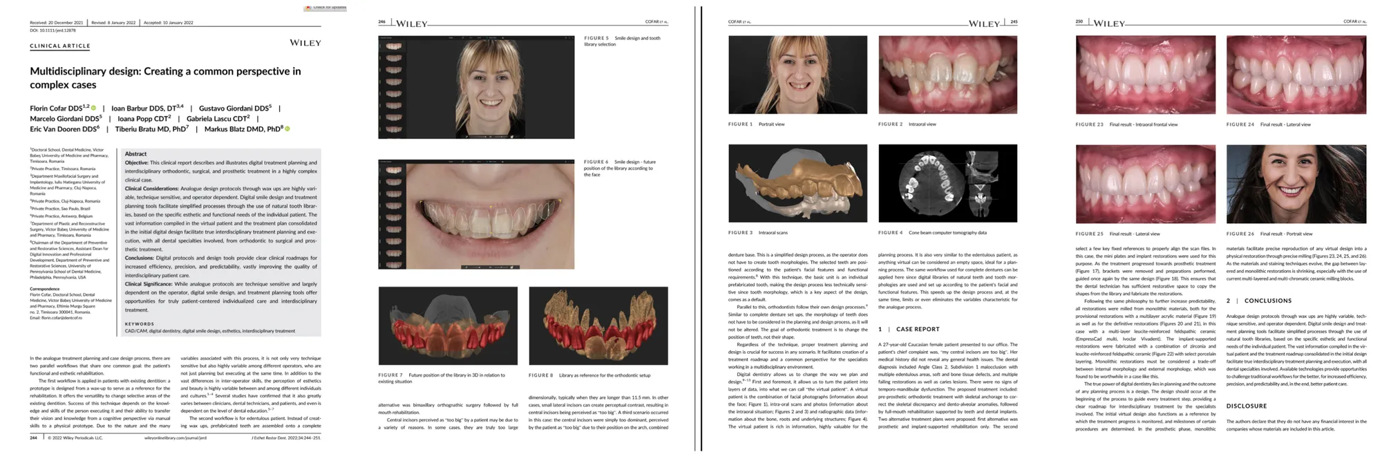 Multidisciplinary Design: A Common Perspective in Complex Interdisciplinary Treatment