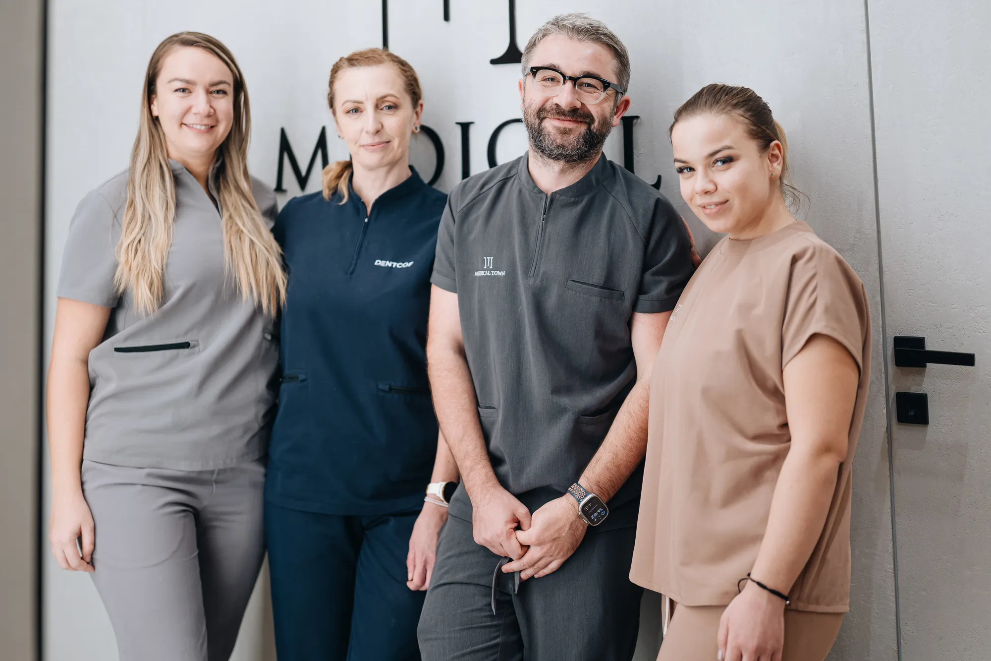 Team members at Medical Town